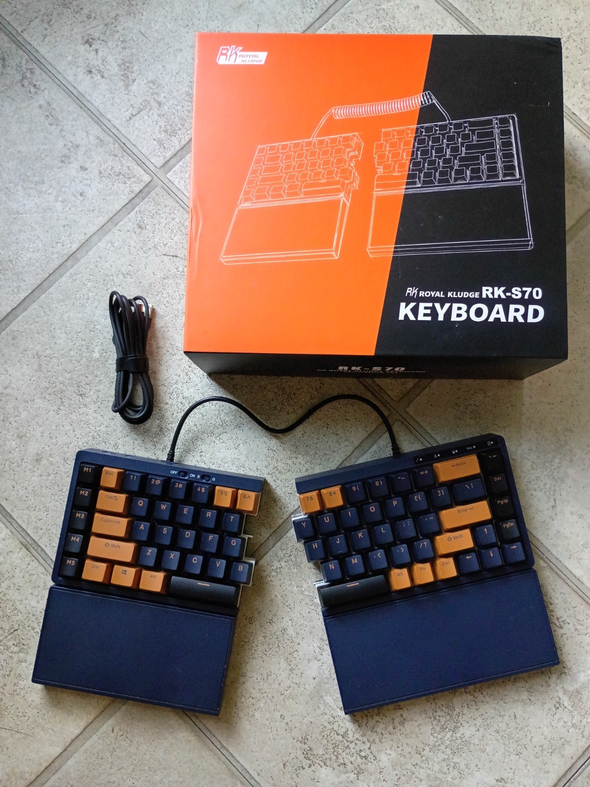 Royal Kludge RK ROYAL KLUDGE RK-S70 RK-S70 Mechanical Keyboard Wired USB Black