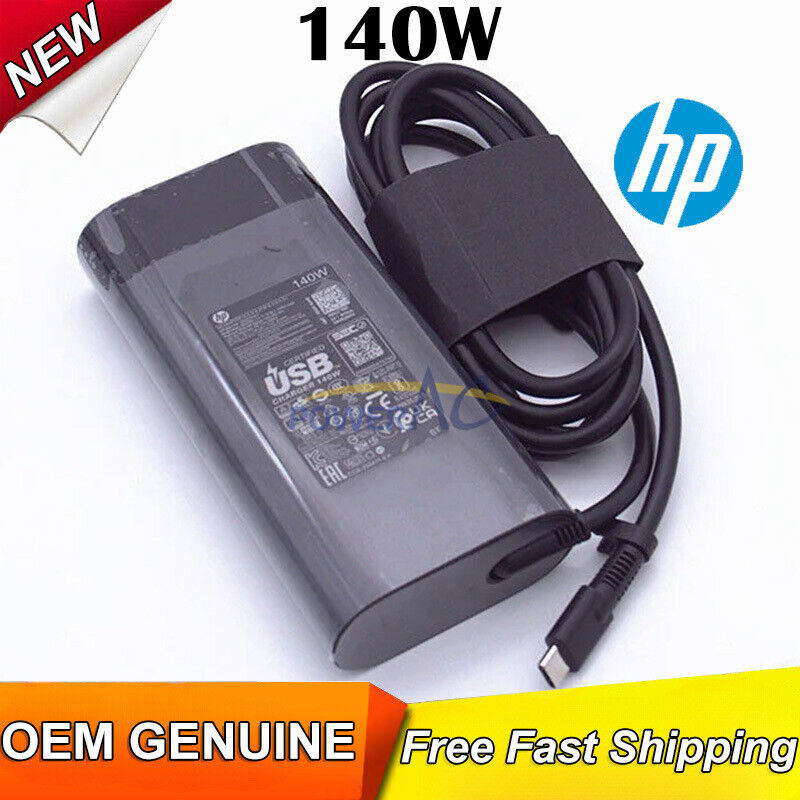 OEM 140W USB TYPE-C HP OMEN TRANSCEND GAMING 14-FB0XXX AC ADAPTER CHARGER+CABLE