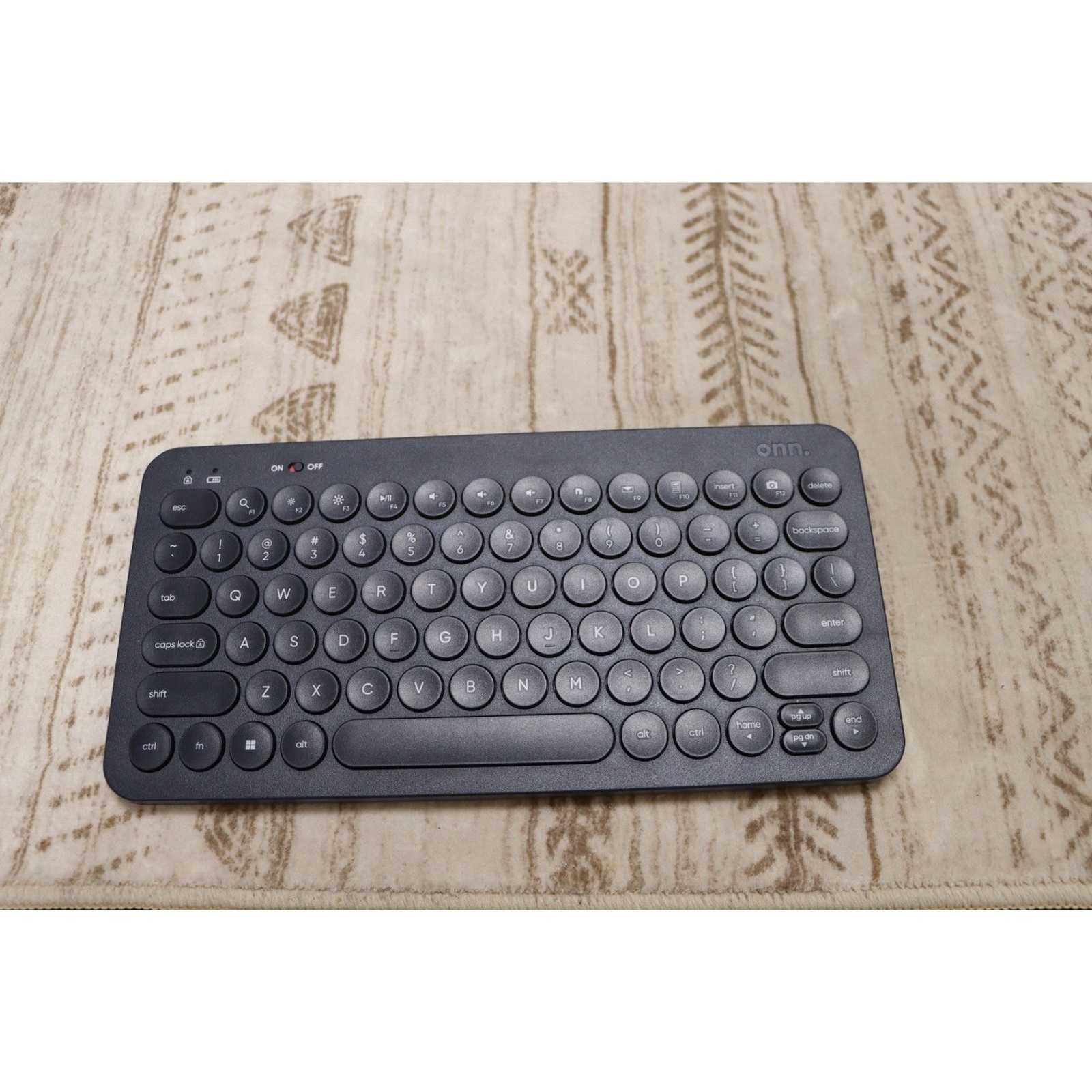 onn. Mini Compact Wireless Keyboard-Sleek & Quiet