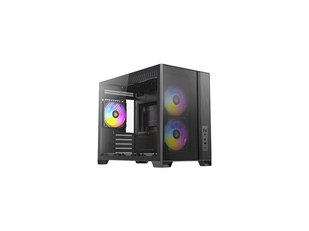 Antec FLUX M, 6 PWM Fans Included, F-LUX Platform, Front PSU Chamber, Vertical A