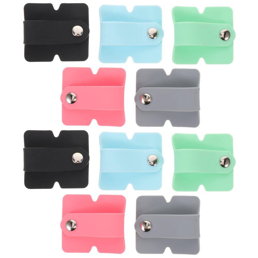 Portable Silicone Cord Wraps 10Pcs Durable Earphone Cable Organizer for Home Use