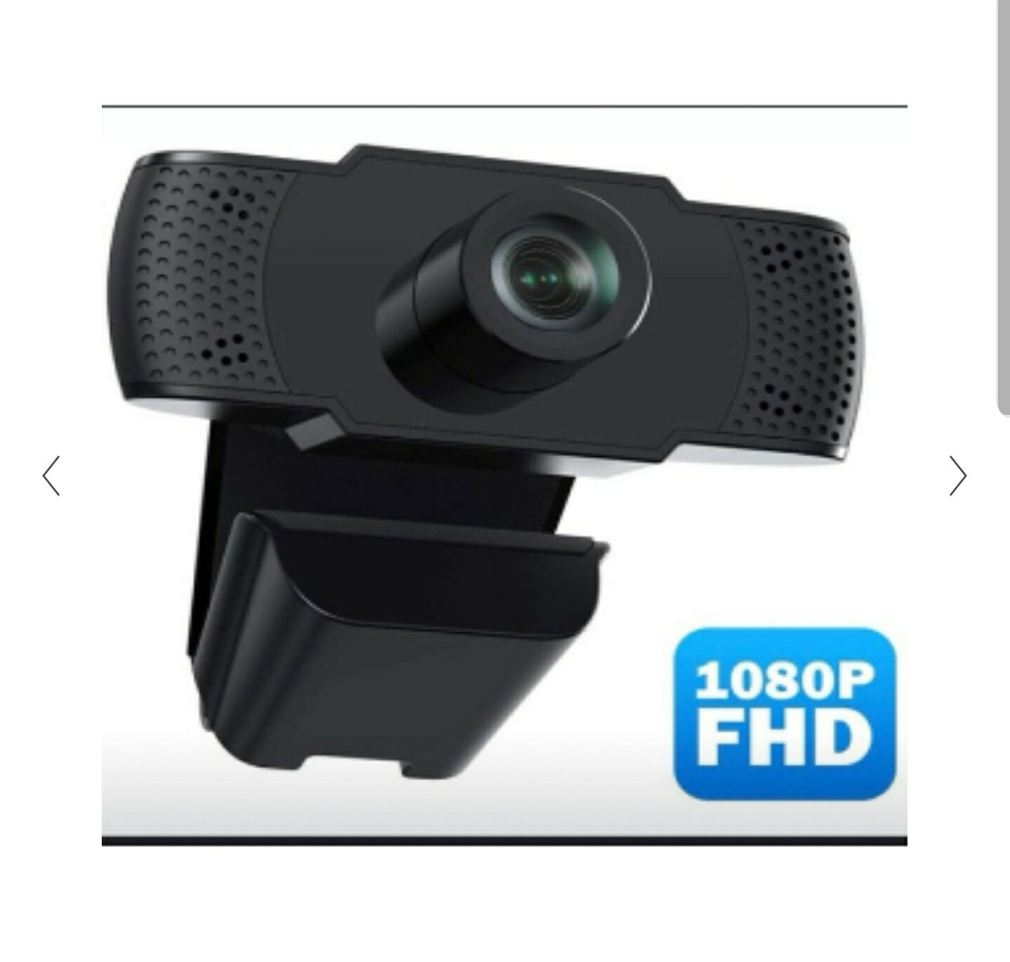 Webcam Full HD Real 1080P Microphone Manual Focus Video PC Gamer Streaming Cam