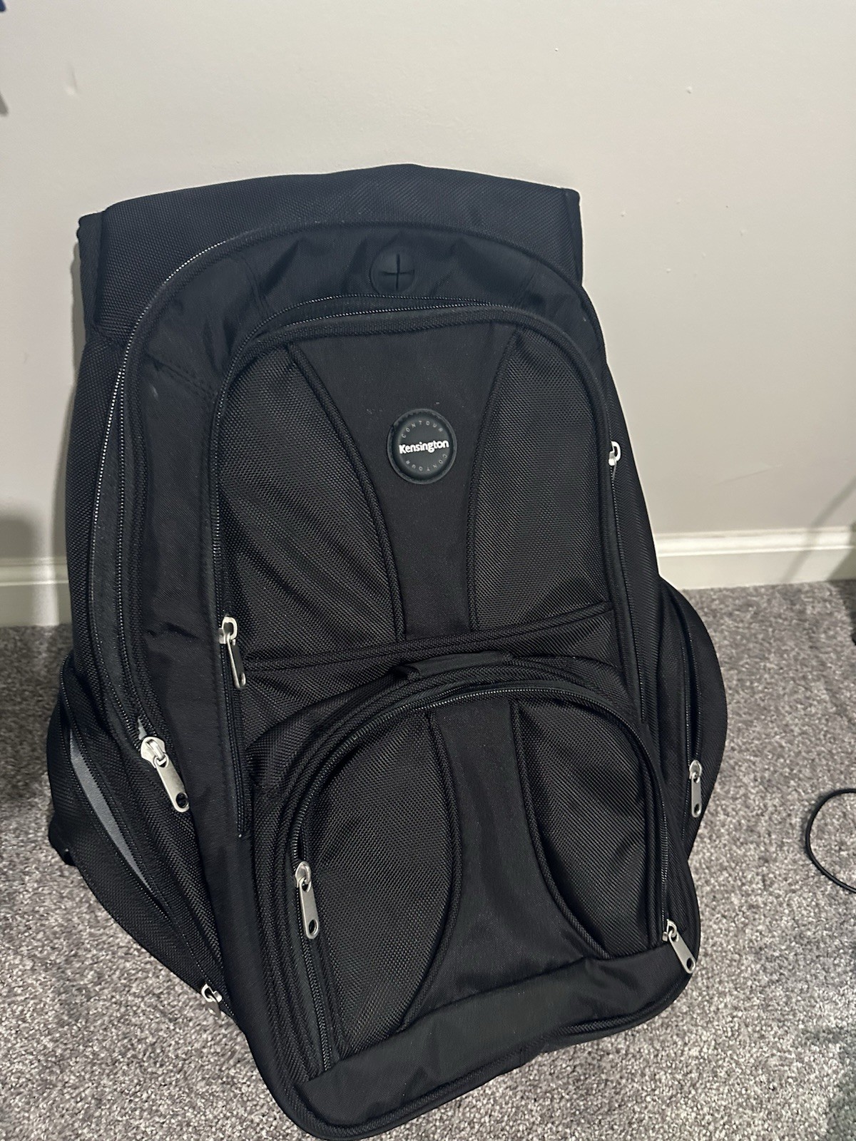 Kensington Contour 16” Laptop Backpack – Shock Absorbing, Ergo, Lumbar Support