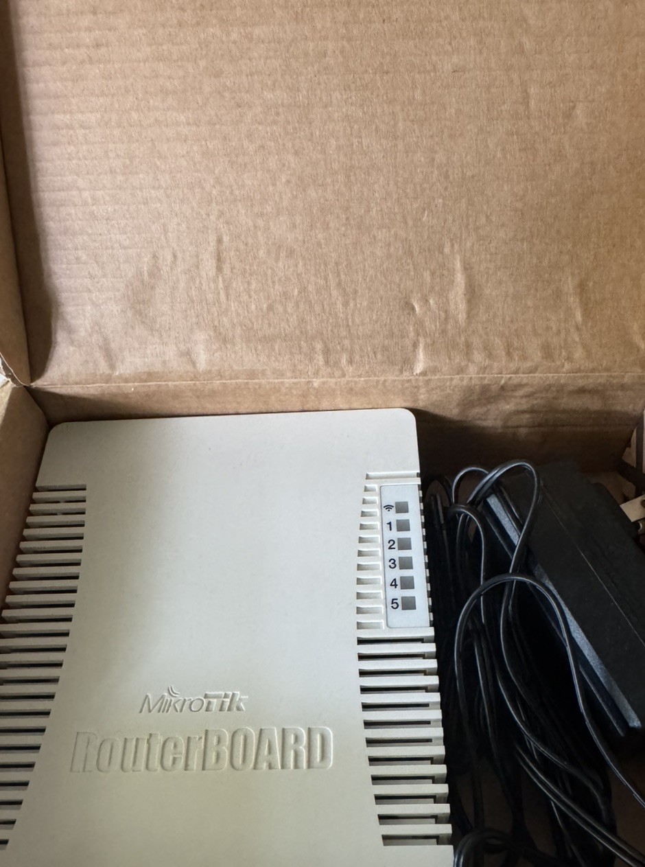 Mikrotik RouterBoard RB951G-2HnD Wireless AP Router 5-Port GbitLAN w/ Adapter 