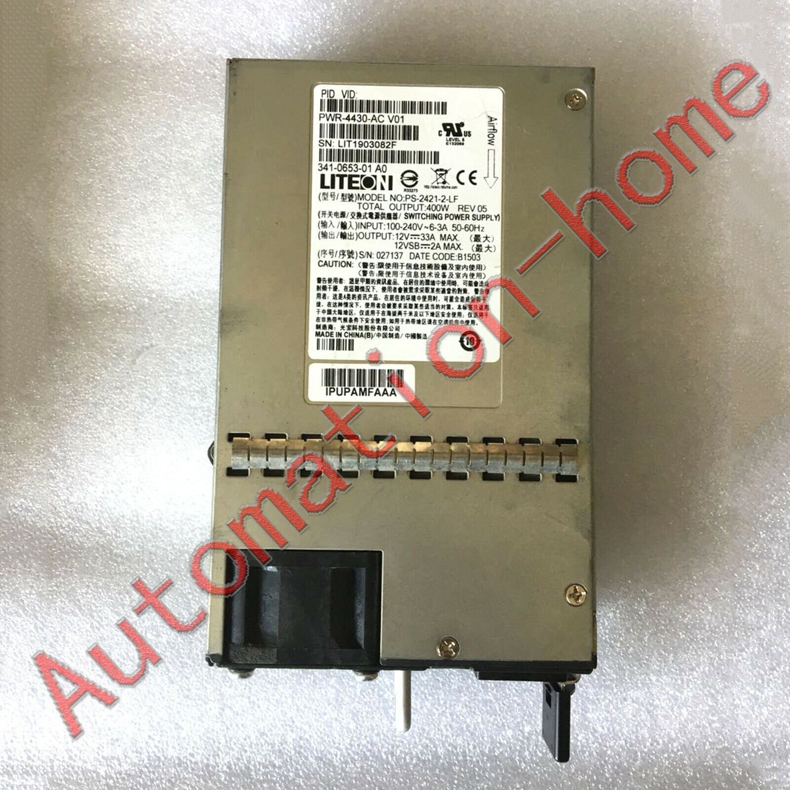 1PC Used Cisco PWR-4430-AC AC Power Supply for Cisco ISR-4430 #QW