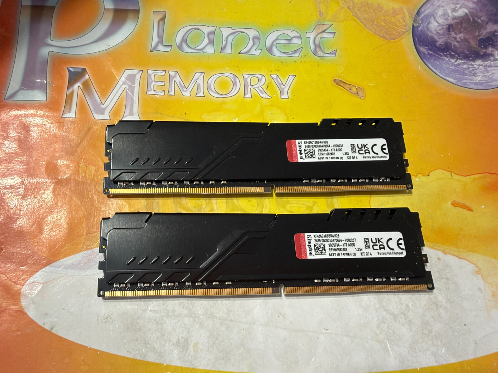 KINGSTON PC4-28800 64GB 2x32GB DDR4 3600MHz DESKTOP MEMORY KF436C18BBK4/128