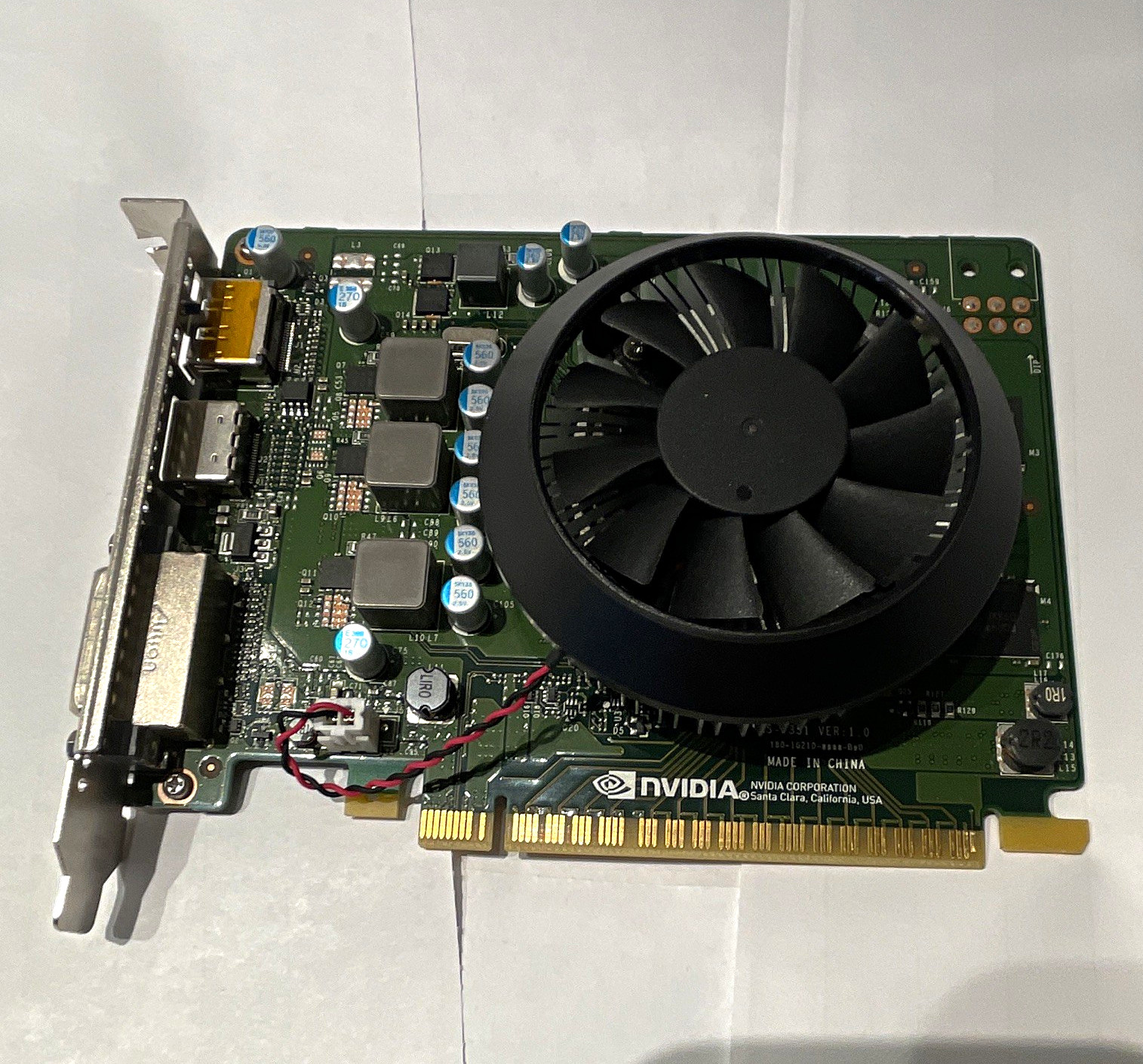 NVIDIA GeForce GTX 1050 TI  4GB GDDR5 PCIe x16 Graphics card HDMI DisplayPortDVI