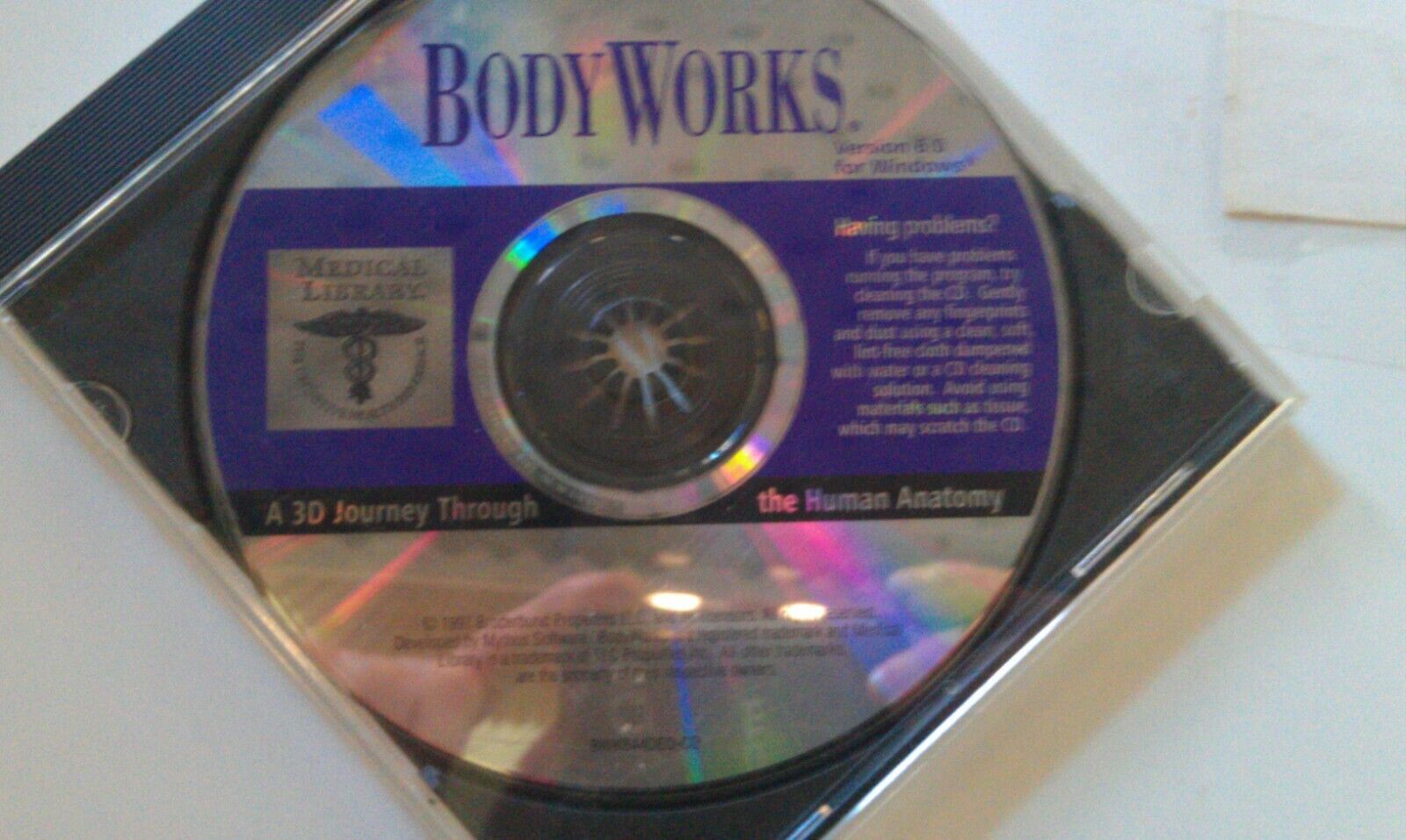 BodyWorks A 3D Journey Through The Human Anatomy | 1997 PC CD for Windows