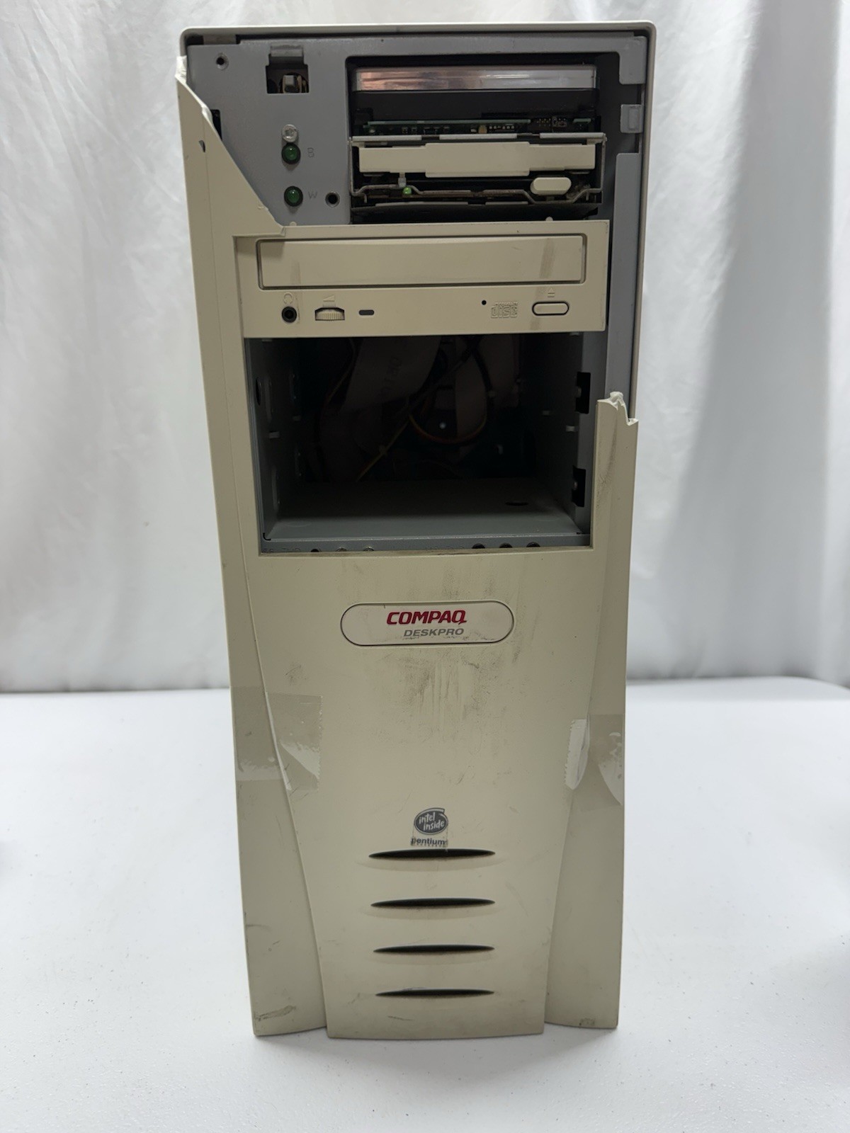 Compaq Deskpro Pentium PC Powers On Beeps ESS AudioDrive DOS ISA PCI VTG 4parts