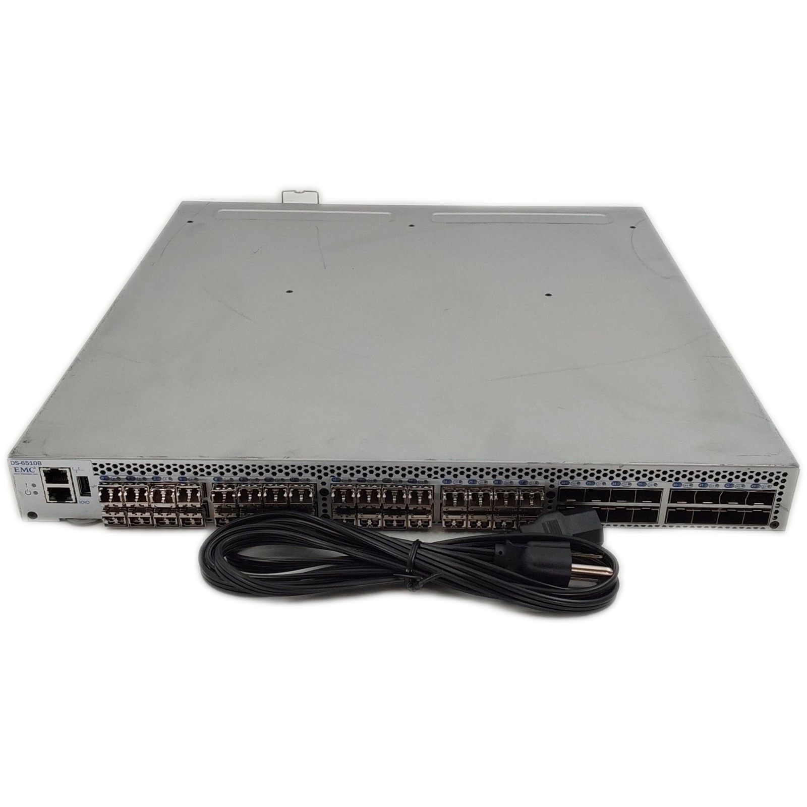 Brocade DS-6510B 48-Port 8G Fibre Channel Switch EMC Rackmount SFP