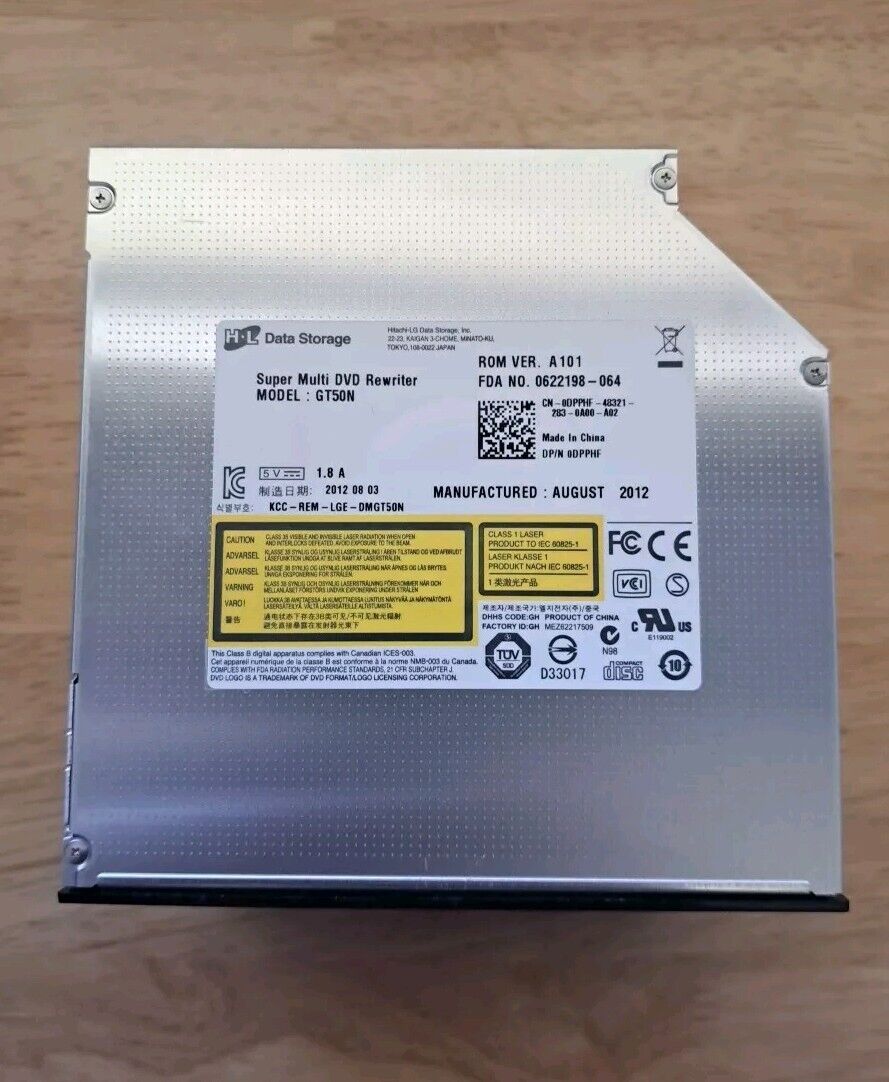 Lot Of 5 HP Super Multi DVD Rewriter GT50N  Internal Drive. #X871