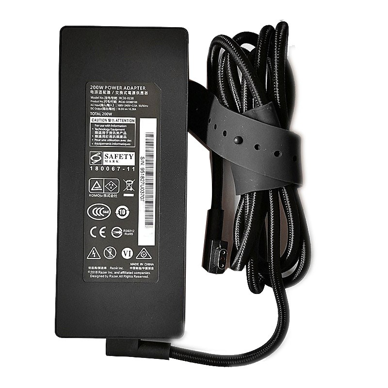 Original 200W 230W AC Adapter Charger For Razer Blade 14 15 16 17 RC30-0238