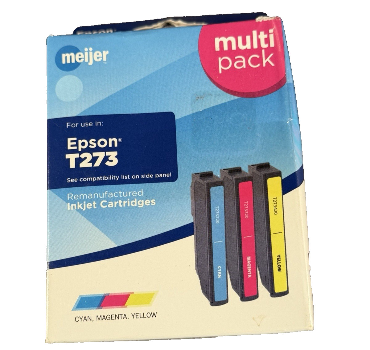 Meijer Brand Reman Ink Cartridges for Epson T273 (2016) Expired