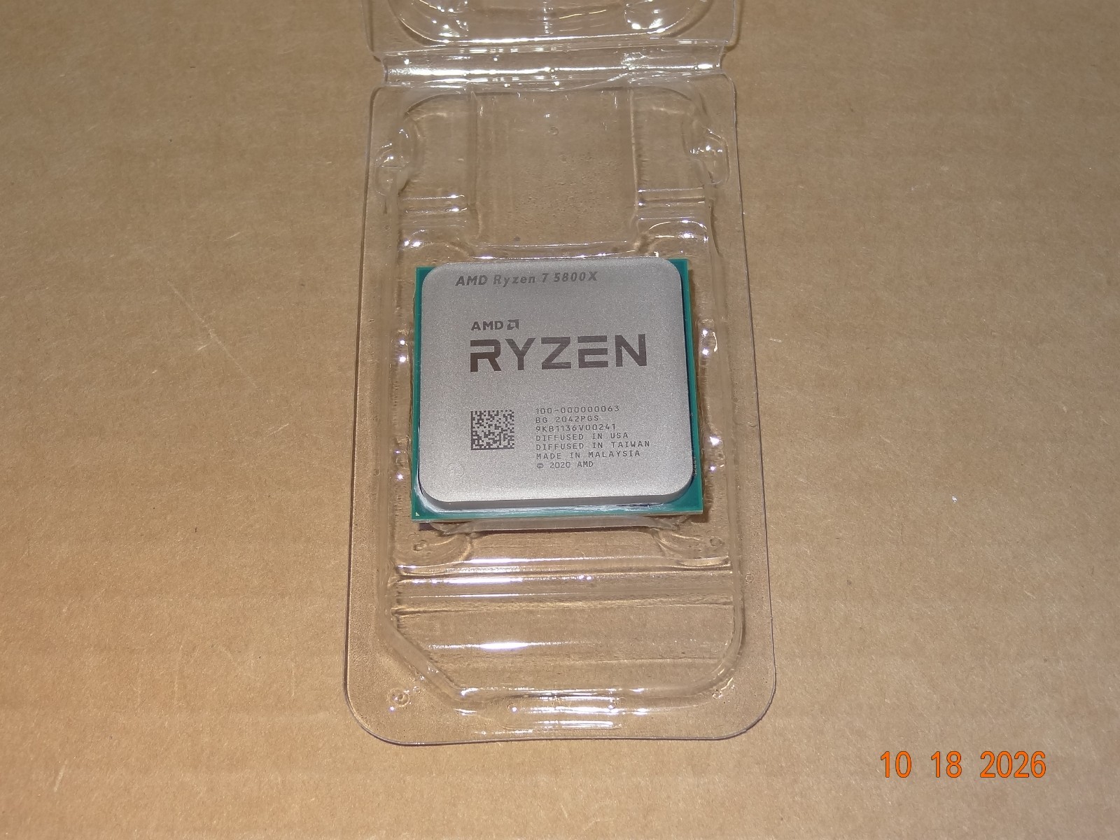 AMD Ryzen 7 5800X Desktop Processor (4.7GHz, 8 Cores, Socket AM4)