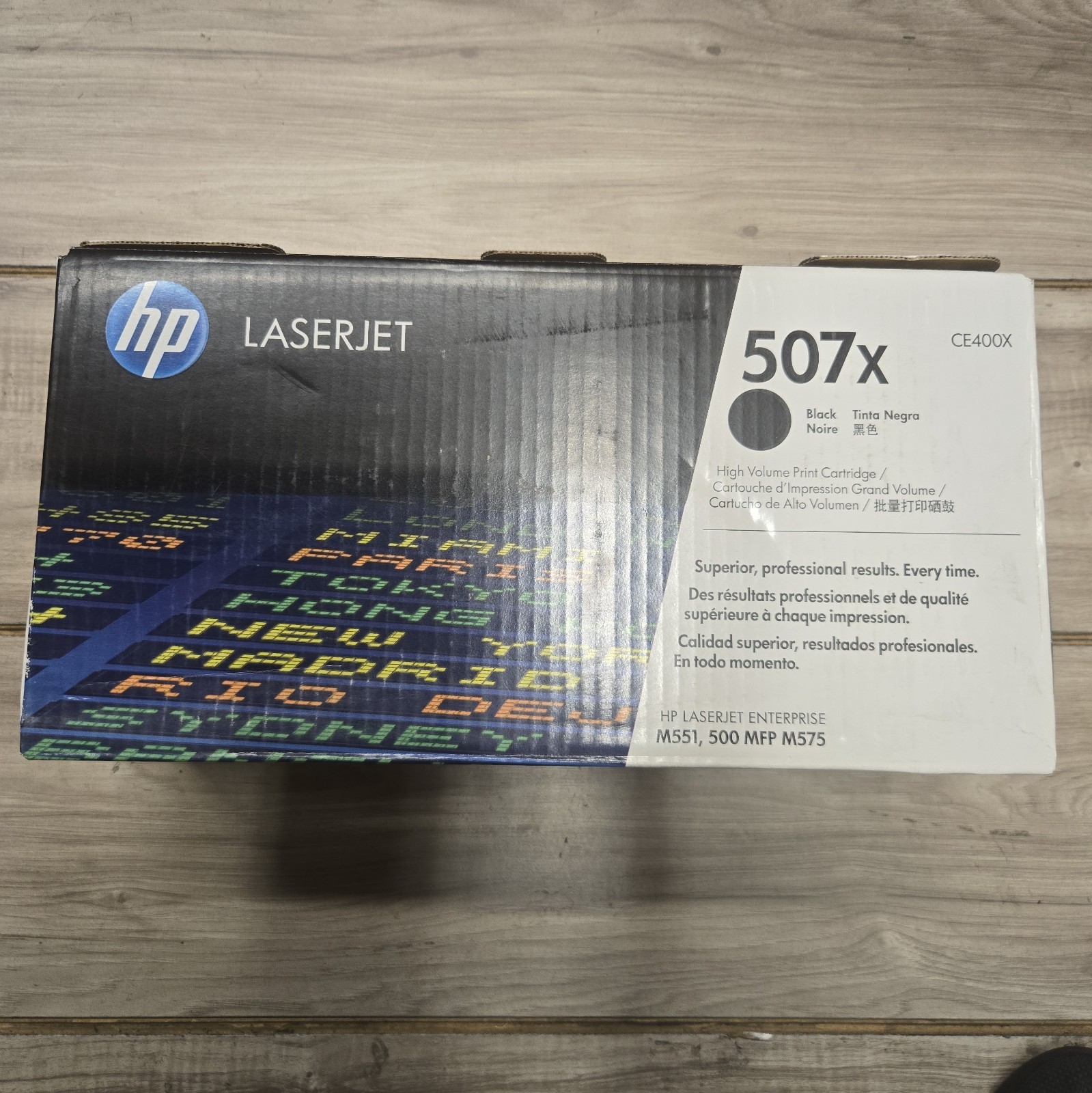 Genuine HP 507X CE400X BLACK Print Toner Cartridge 