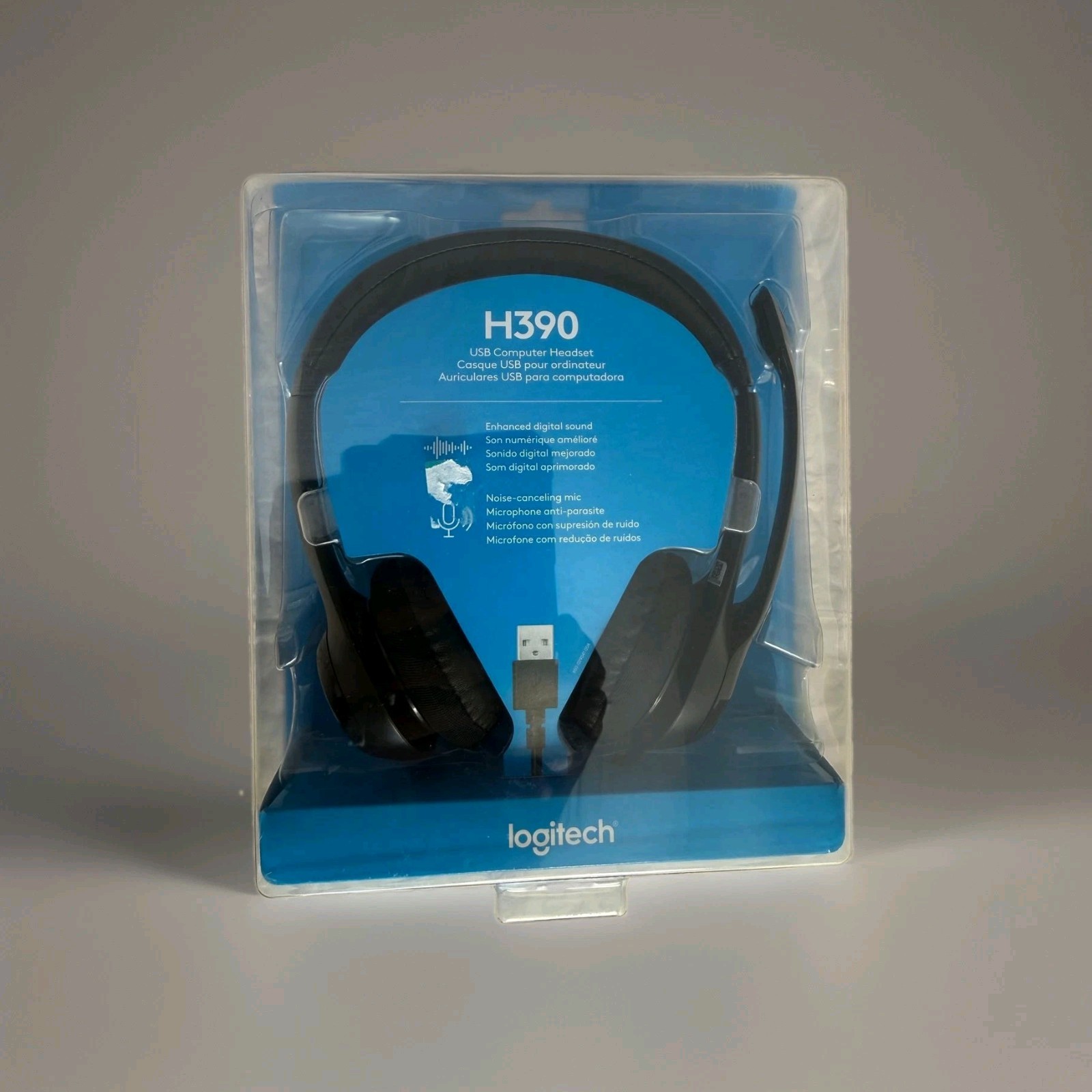 Logitech H390 Black Over the Ear Headset