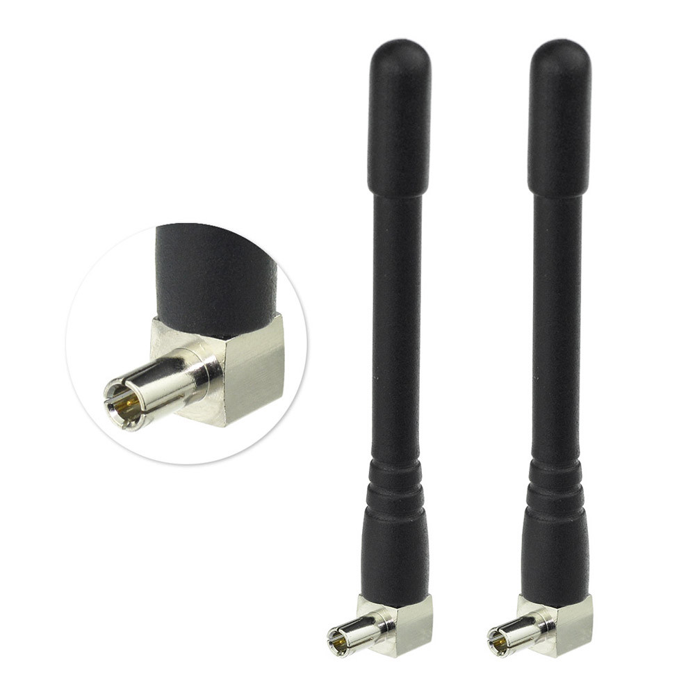 2 pack Omni 4G LTE Mini External Antenna MIMO TS9 Connector for MF823 Modem