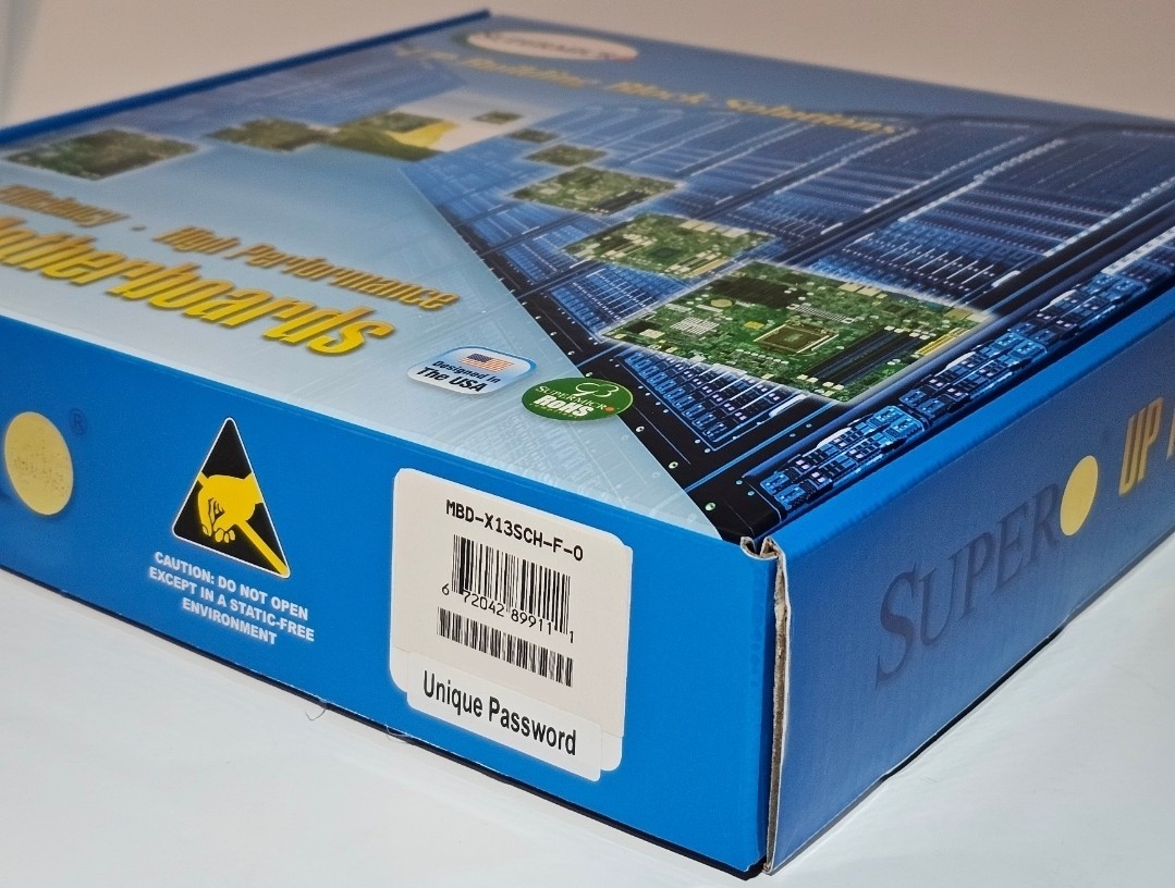 Supermicro MBD-X13SCH-F-O, Intel LGA-1700 12th Gen mATX Server Motherboard NEW