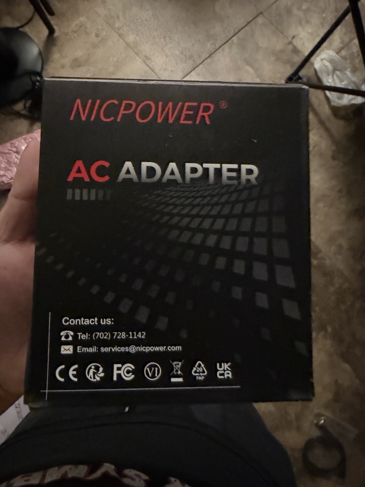 NICPOWER 45W USB-C AC Adapter Charger for Chromebook - Black (KST0028N-F)