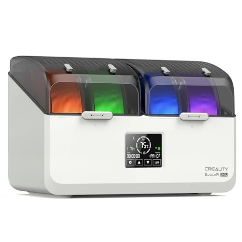 Official Creality Space Pi X4 Lite Filament Dryer, 4 Spools Filament Dry Box ...