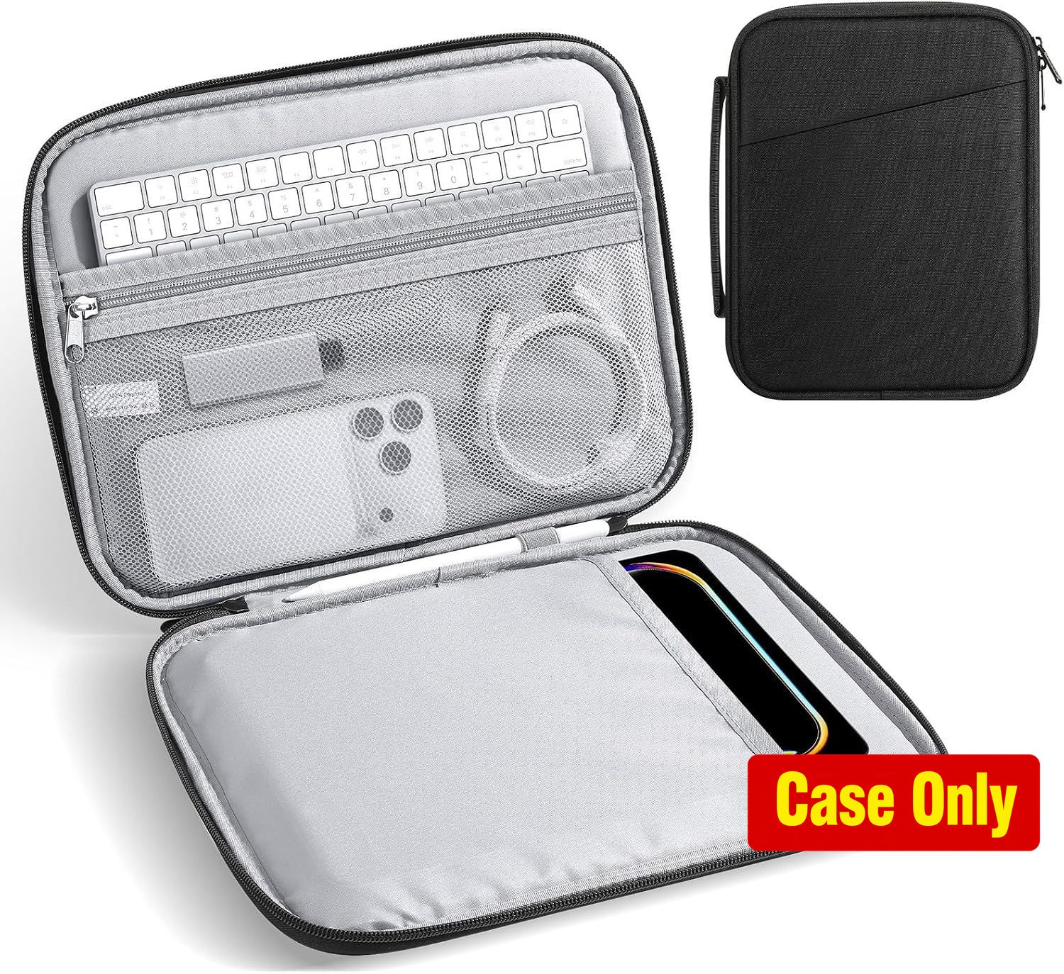 Case for 9-11 Inch Tablet Sleeve, Padded Protective Carrying Case with Handle