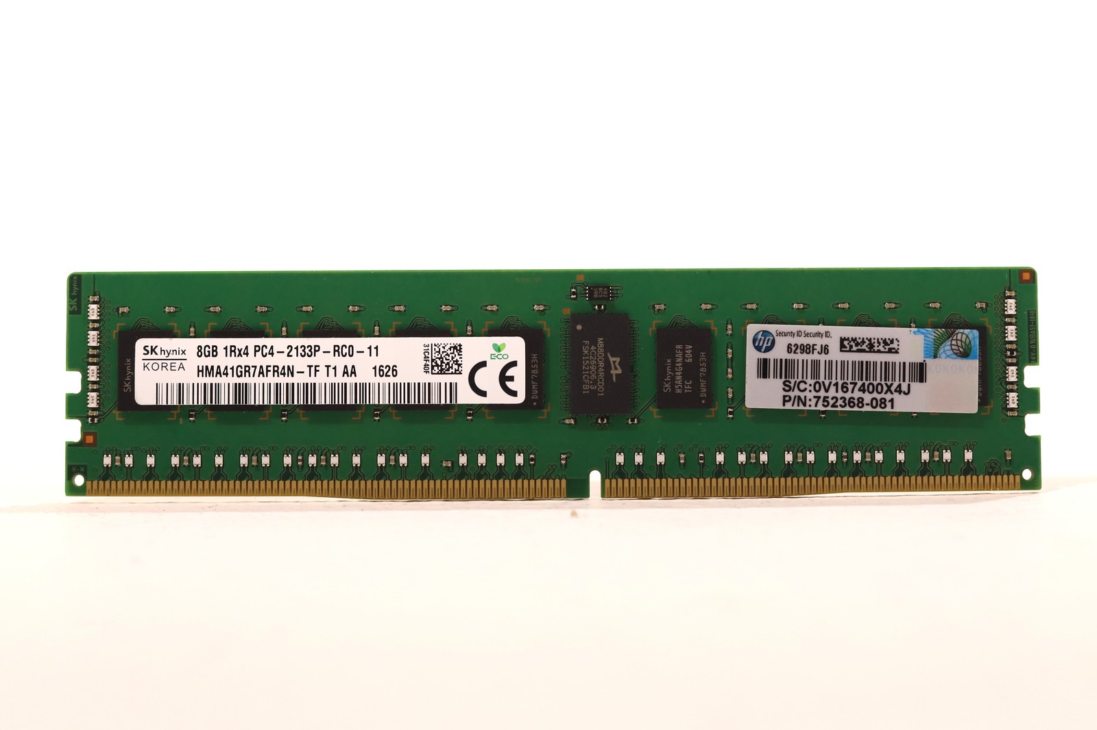 SK Hynix 8GB 1Rx4 PC4-2133P-RC0-11 ECC REG Server Memory HMA41GR7AFR4N-TF Tested