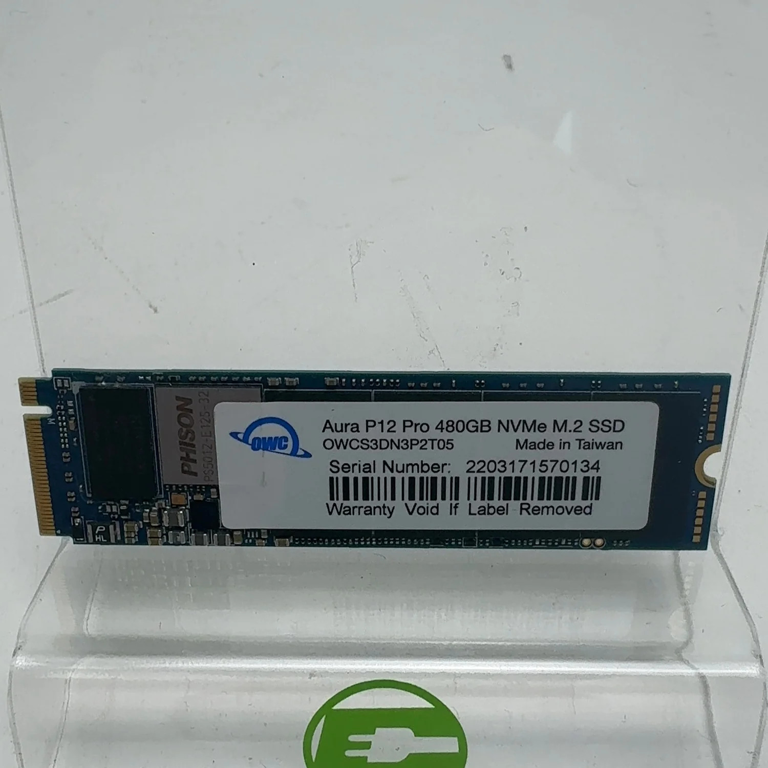 OWC 2280mm Aura 480GB M.2 NVMe Gen 3.0 x 4 SSD P12 PRO