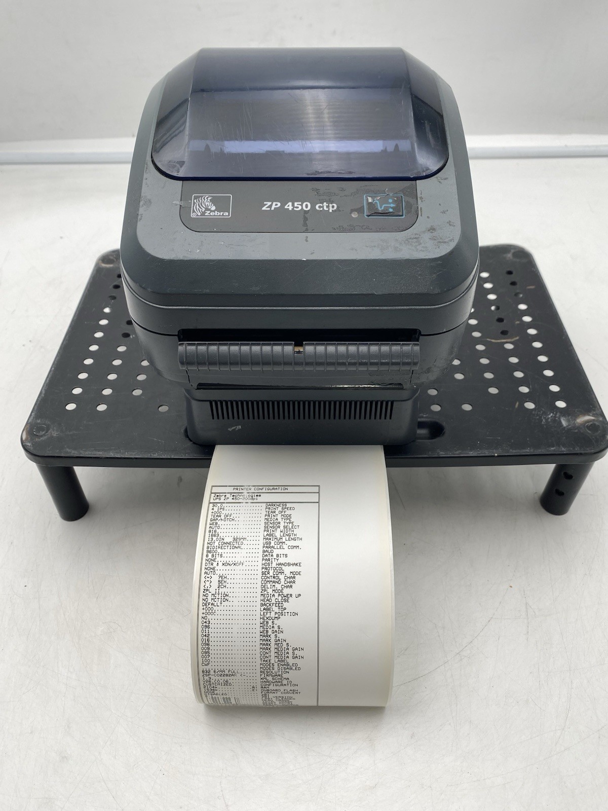 Zebra ZP 450 CTP Direct Thermal Shipping Label Printer For Parts/Repair