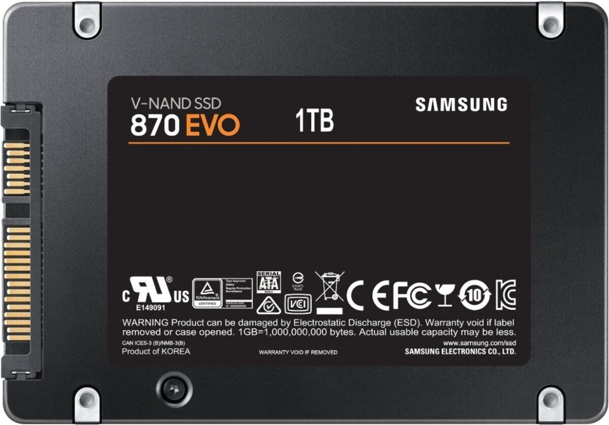 Samsung 870 EVO 1TB Internal SSD SATA 2.5