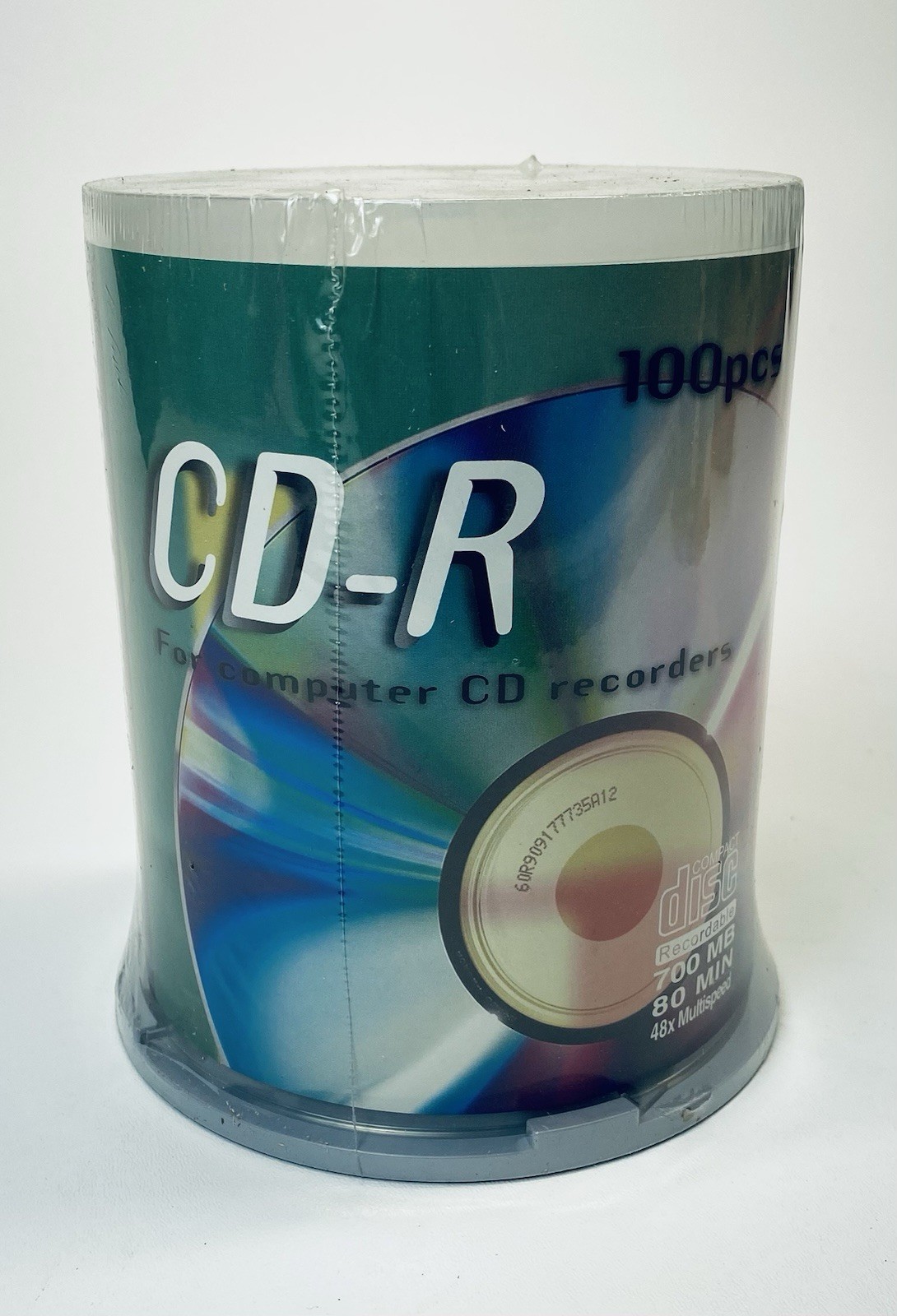 CD Recordable 80 Minutes 700MB Compact Disc 48X Speed - NEW 100 PCS