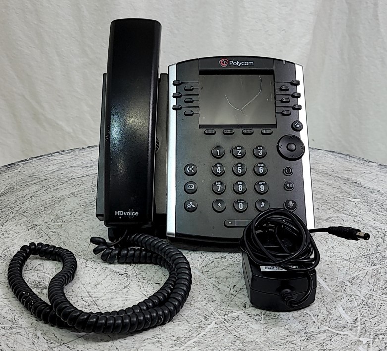 Polycom VVX410 2201-46162-001 SIP VoIP Desktop Phone