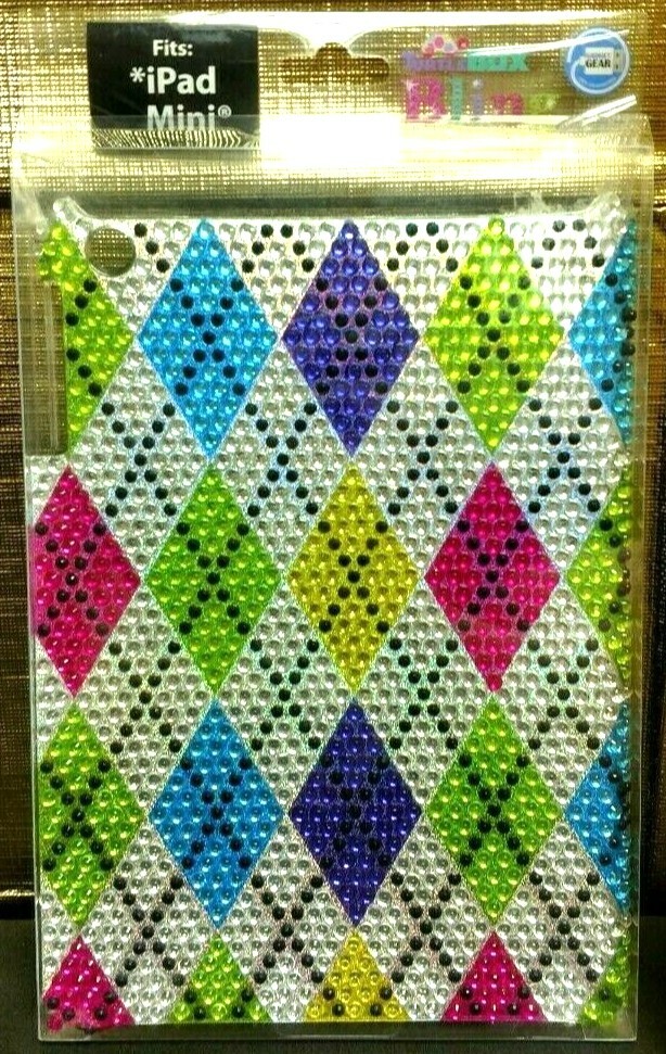 Rhinestone iPad Mini 1 / 2 / 3 GEN Hard Shell Tablet Case Diamond Crystal Bling
