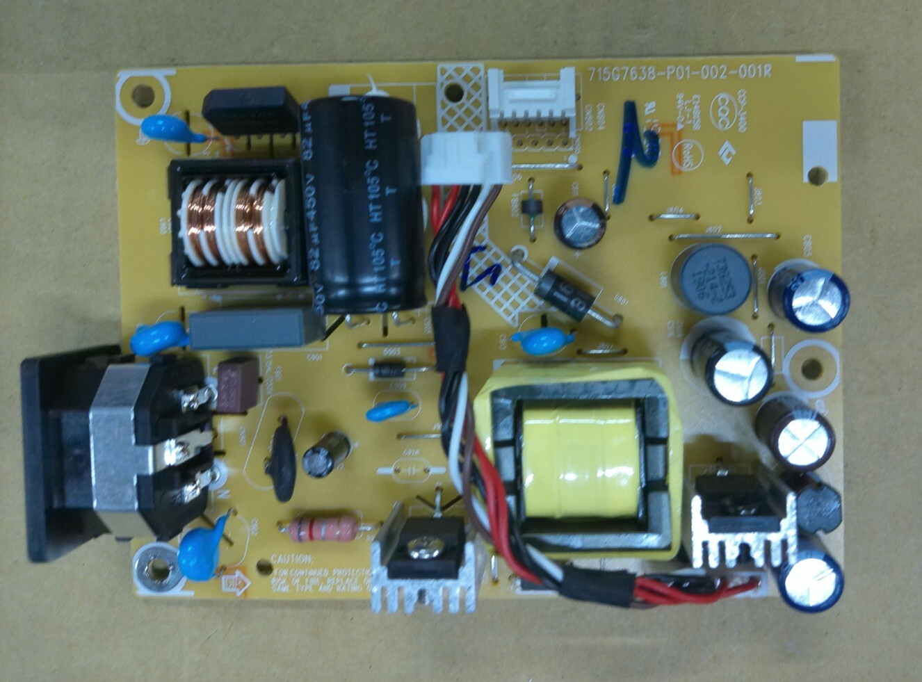 VIEWSONIC VA2759 MONITOR POWER SUPPLY BOARD 715G7638-P01-002-001R