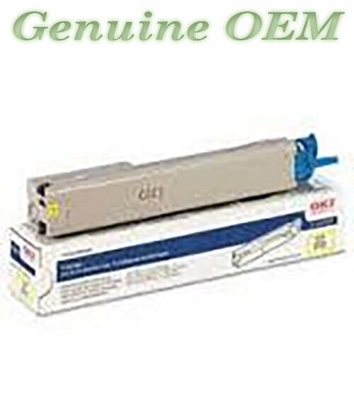 43865767 Original OEM Okidata Toner, Cyan Genuine Sealed