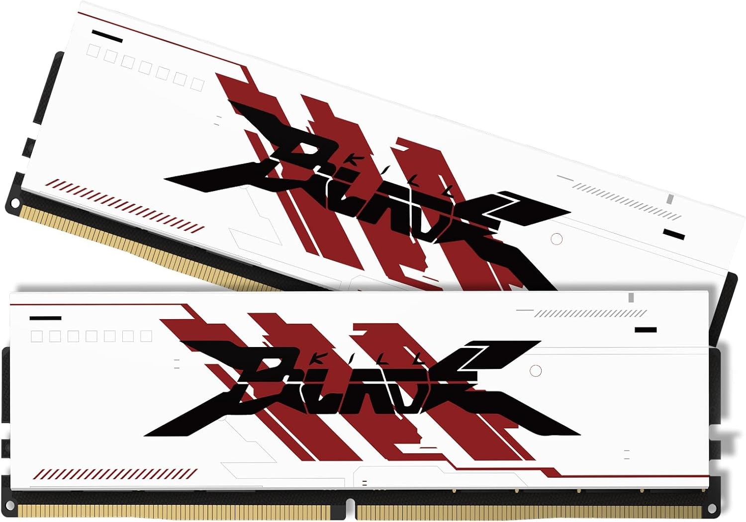 PUSKILL 16GB Kit 2x8GB DDR4 3200MHz CL16 Desktop Gaming PC RAM Memory Heatsink