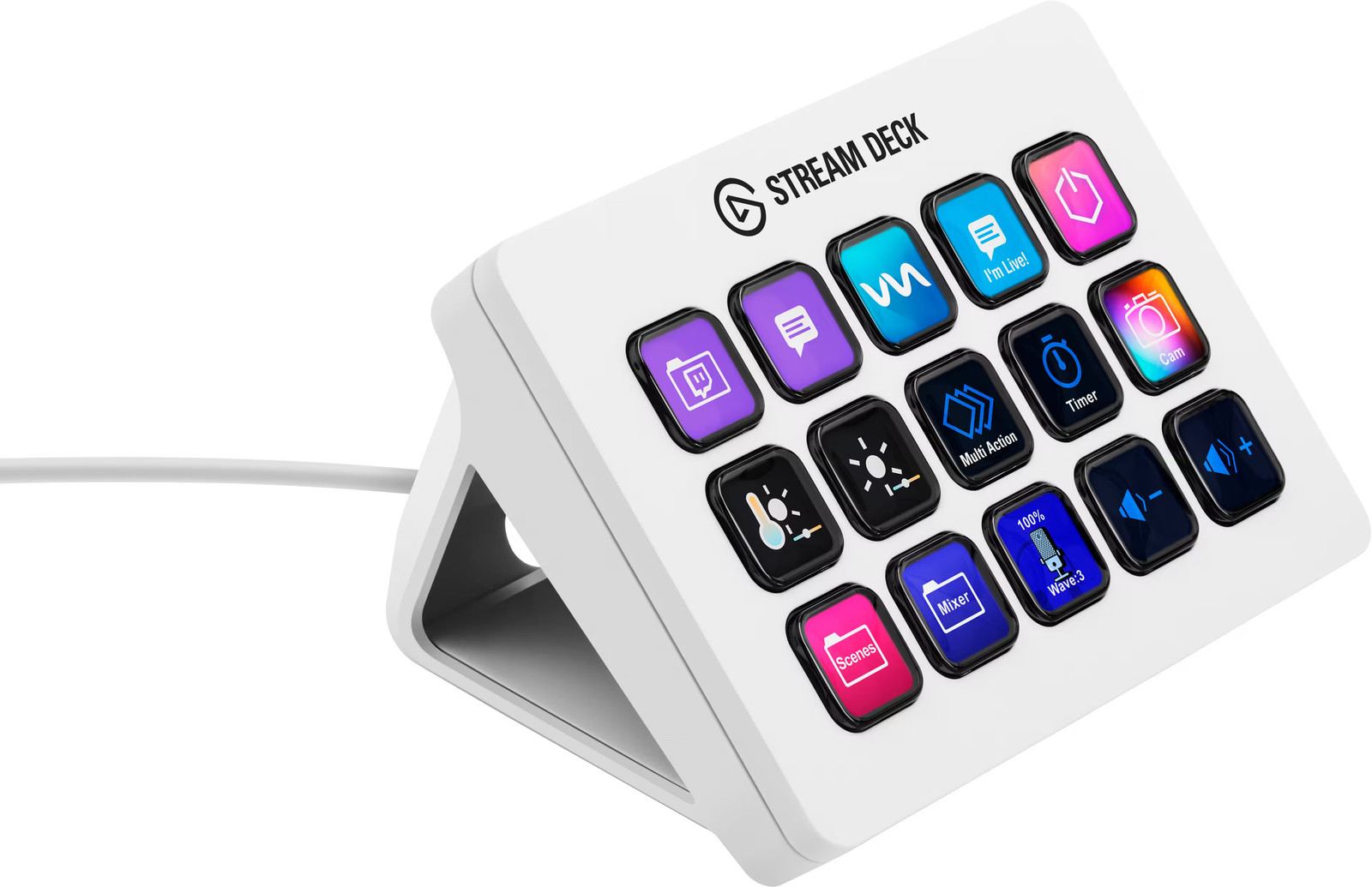 Elgato - Stream Deck MK.2 Full-size Wired USB Keypad with 15 Customizable LCD...