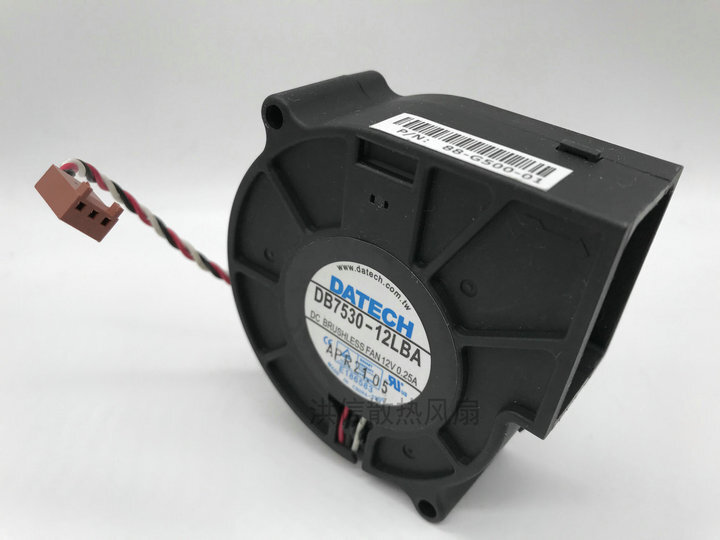 Genuine Datech Db7530-12lba Blower 7530 7.5cm Fan 12v 0.25a