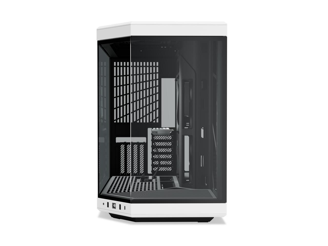 HYTE Y70 CS-HYTE-Y70-BW Dual Chamber Mid-Tower ATX Case with PCIe 4.0 Express Ri