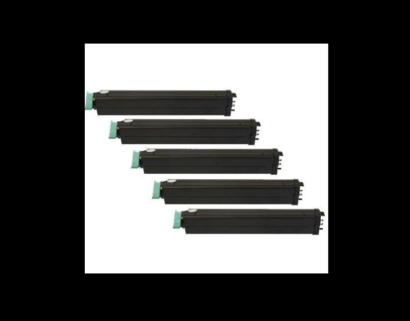 5 x Black Toner Cartridge for Okidata B410 B420 B430 B440 B430dn B420dn 43979101