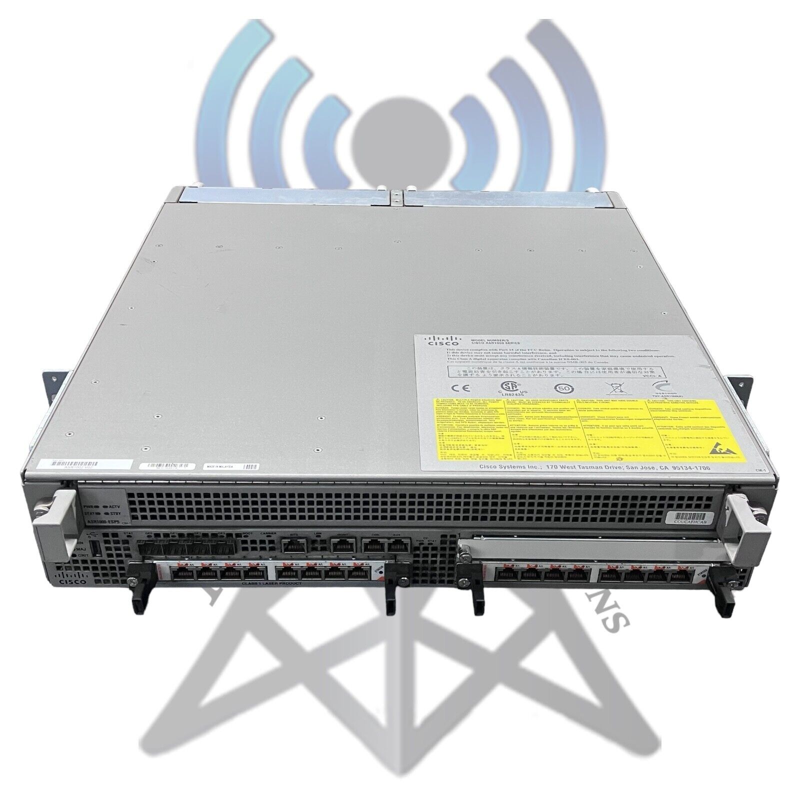 Cisco, ASR1002, Service Router, 2x ASR1002-PWR-DC, 2x SPA-8X1FE-TX-V2, *Alex624*