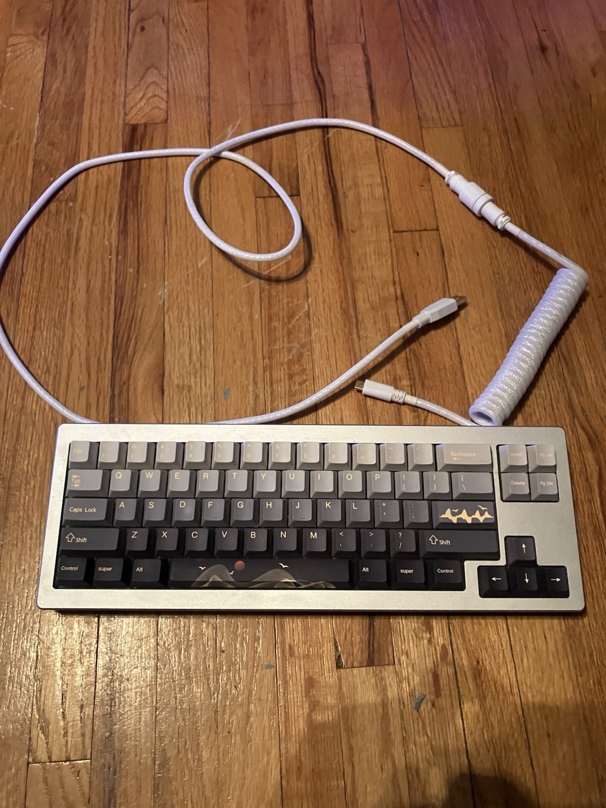 Monsgeek M1 Wireless Mechanical Aluminum Keyboard Silver/Gray/Black USB-C
