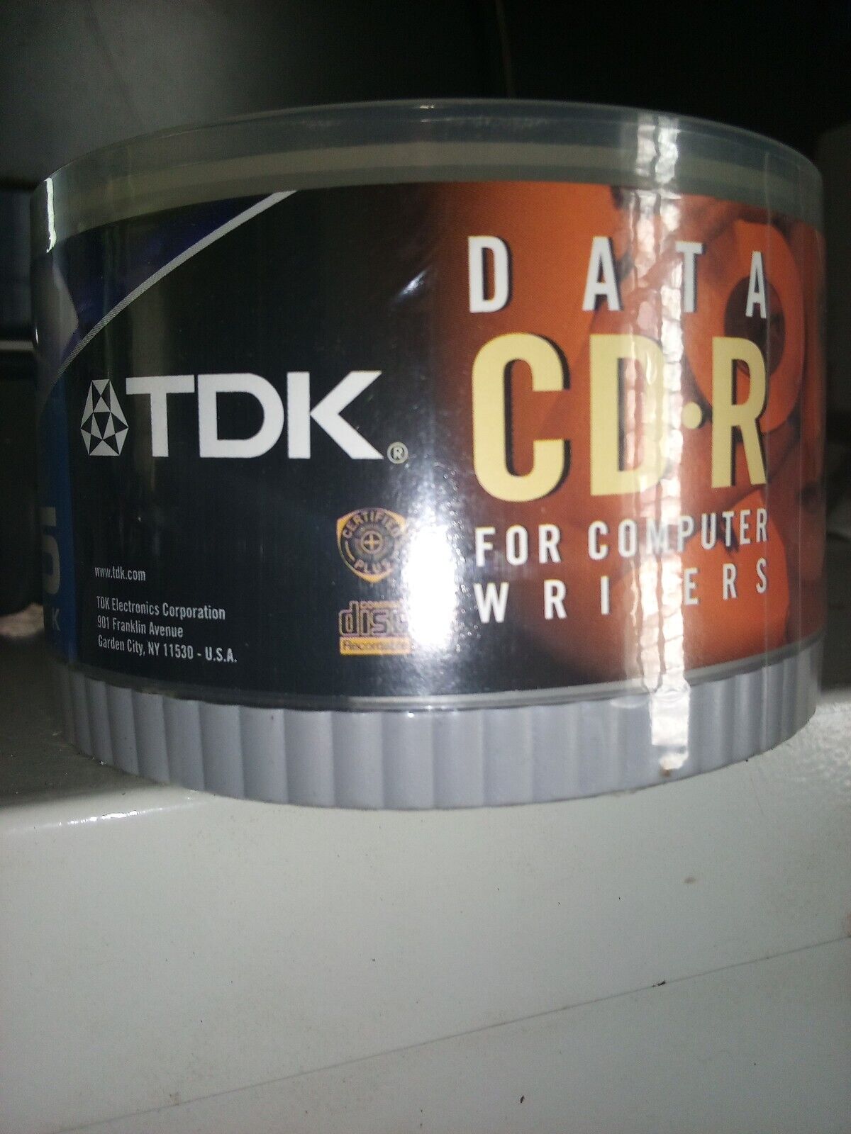 NEW 25 Pack TDK DISCS Data CD-R 24 MINUTE 210MB 24x. For Computer Writers
