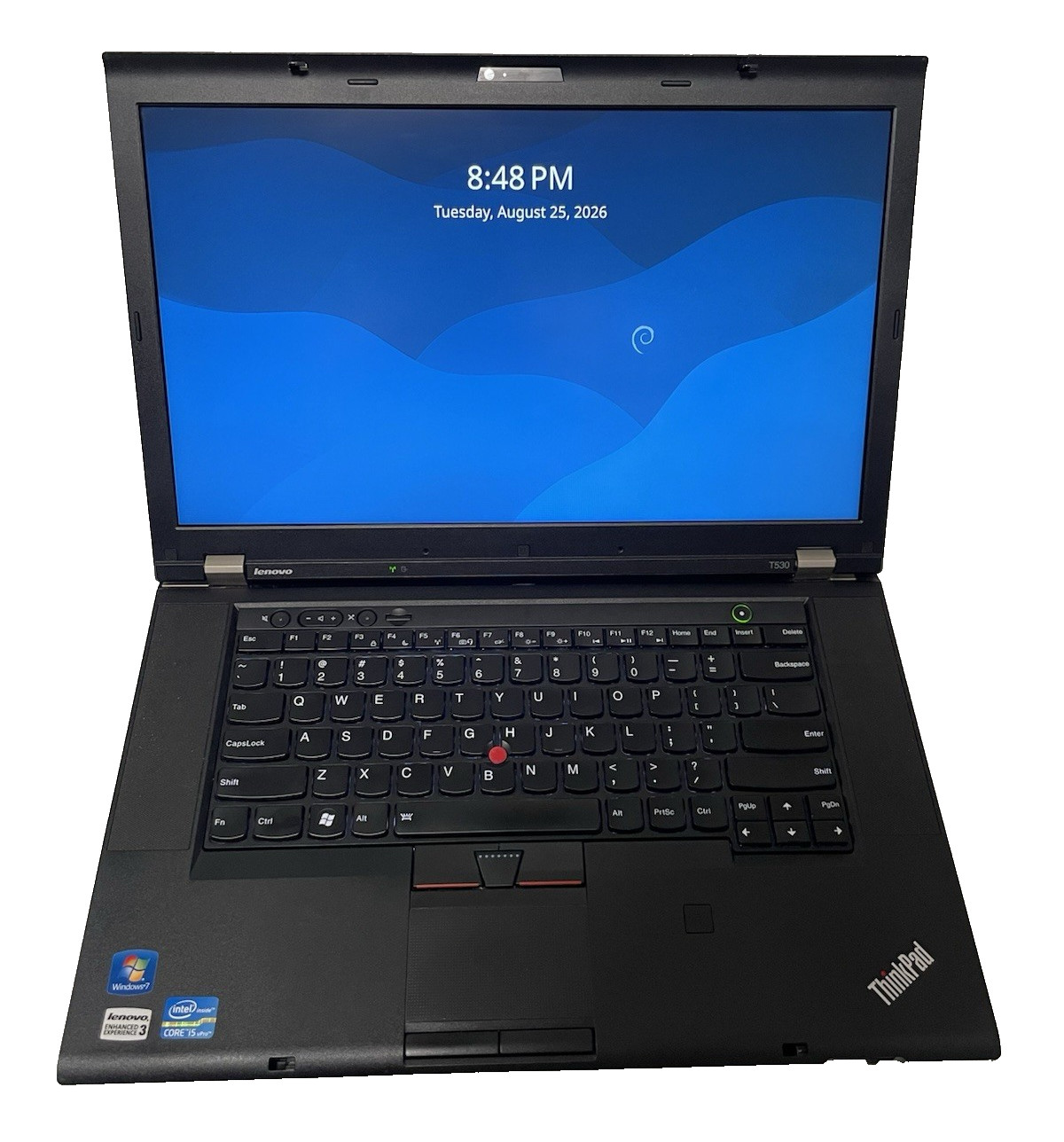 Lenovo ThinkPad T530 i5-3320M 8GB RAM 240GB SSD 1600x900 Debian Linux