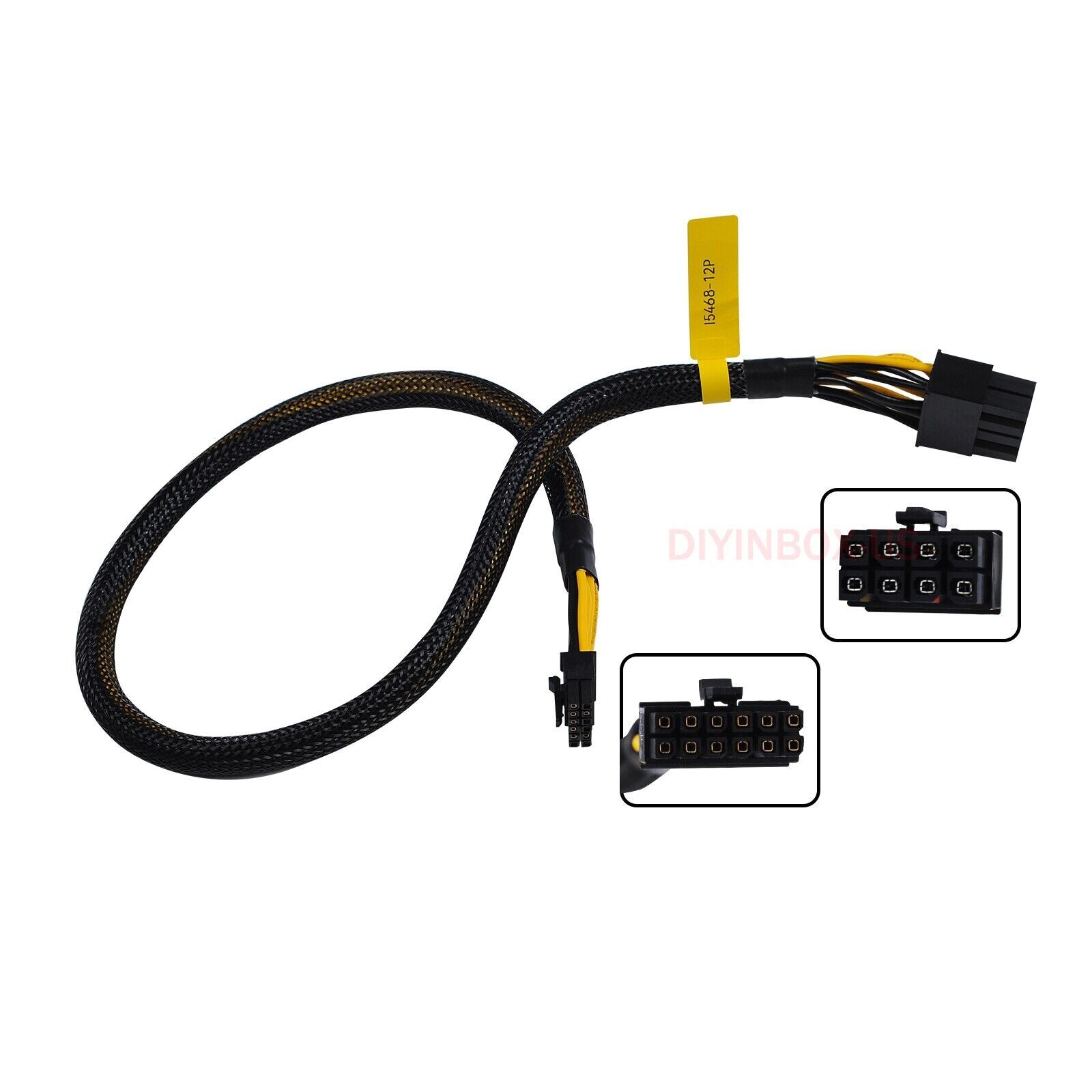 Inspir 5468 M5 M6 Server Motherboard 8pin to GPU Graphics Card 12pin Power Cable