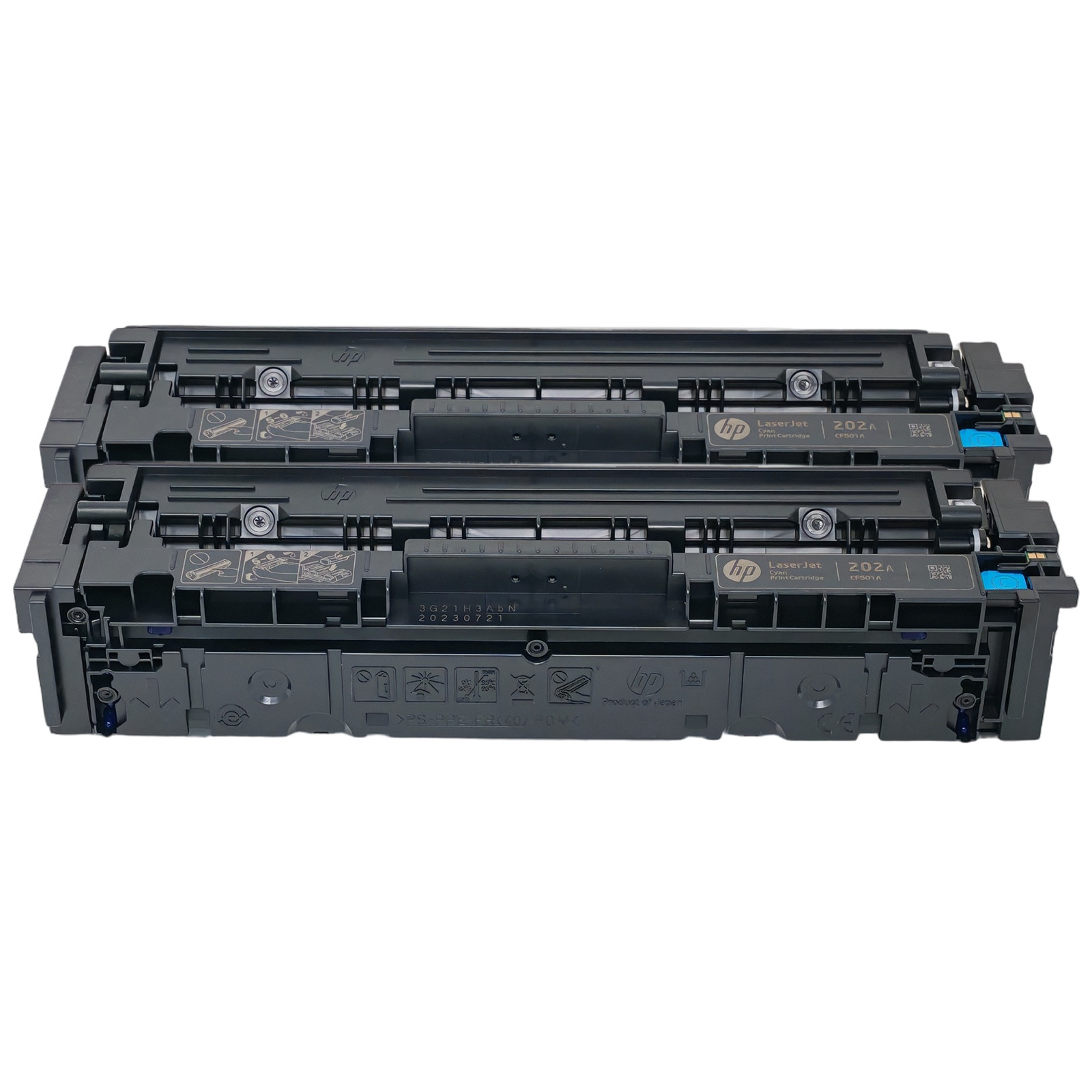 2PK Genuine HP 202A CF501A CyanToner For HP LaserJet Pro M254dw M280nw M281fdw