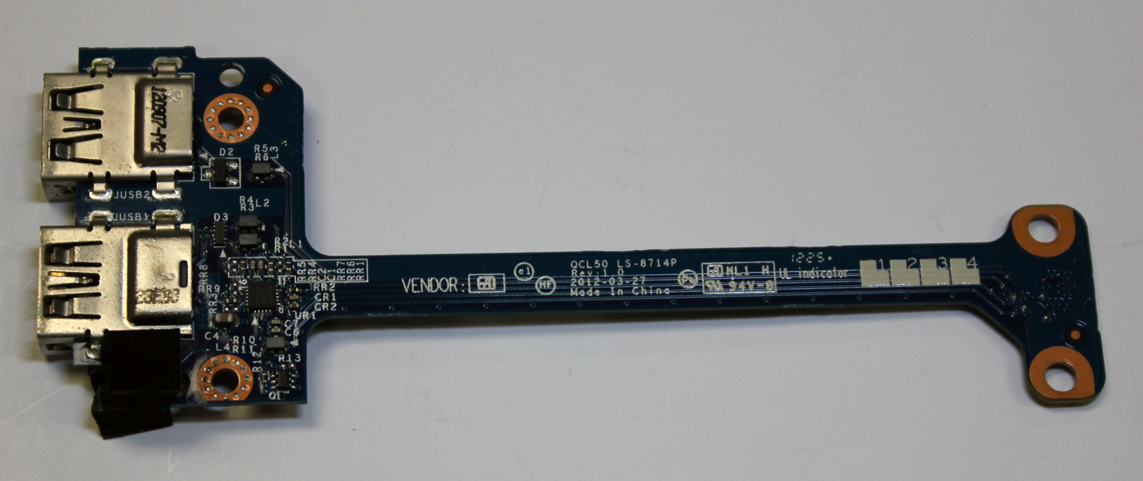 HP ENVY M6-1000 Laptop Dual USB Board QCL50 LS-8714P Card