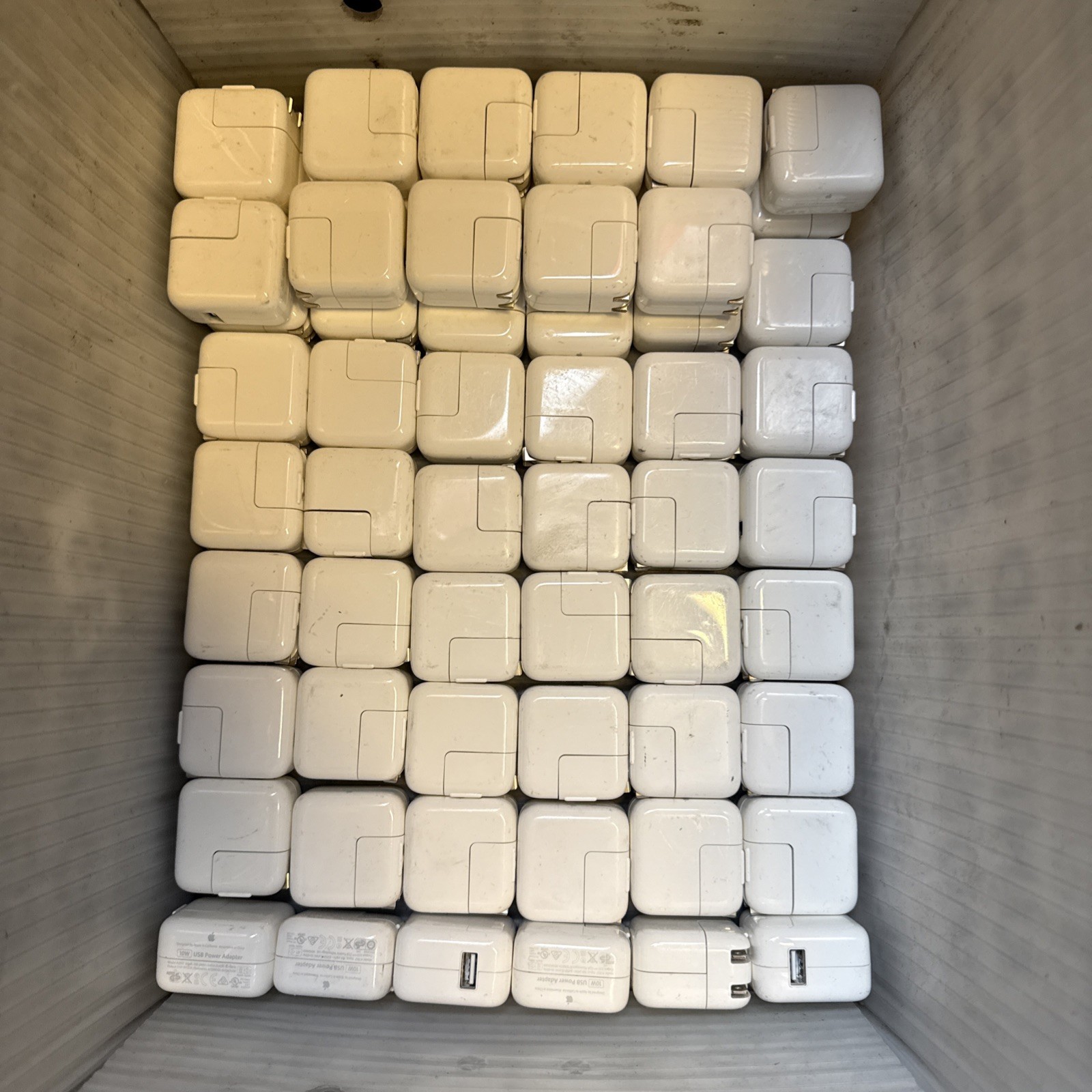 Lot of 68 Genuine Apple 10W USB Power Adapter Charger A1357