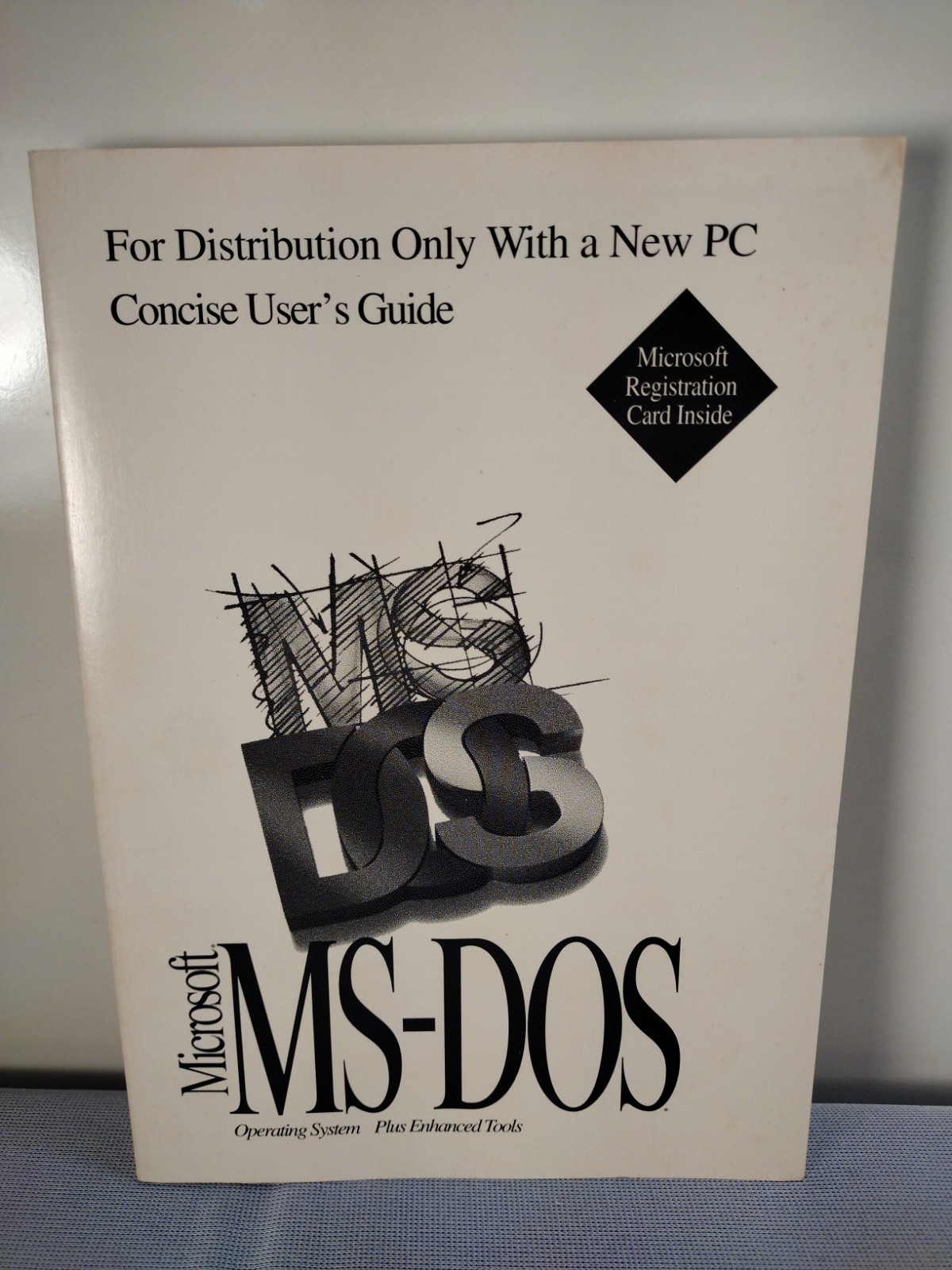Microsoft MS-DOS 6.21 Concise User's Guide No Disk Diskette