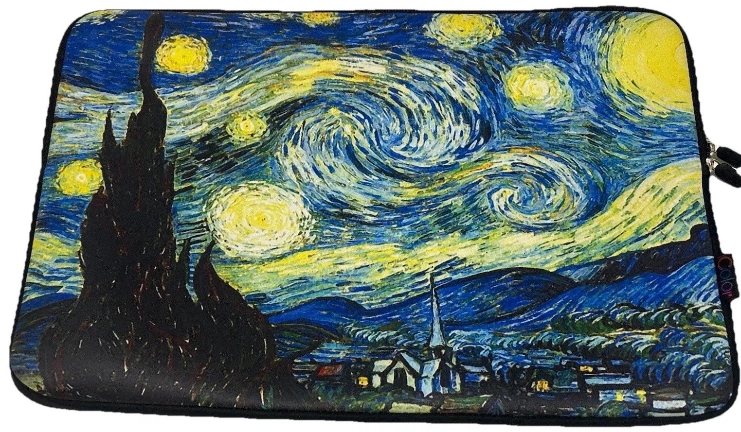 iColor Starry Night Laptop Sleeve 15-16” Van Gogh Padded Case 17x12.5”