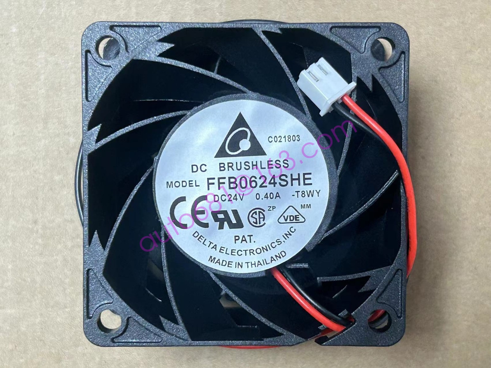 1pcs Delta FFB0624SHE 24V 0.4A 6 cm 6CM 6038 double ball inverter fan